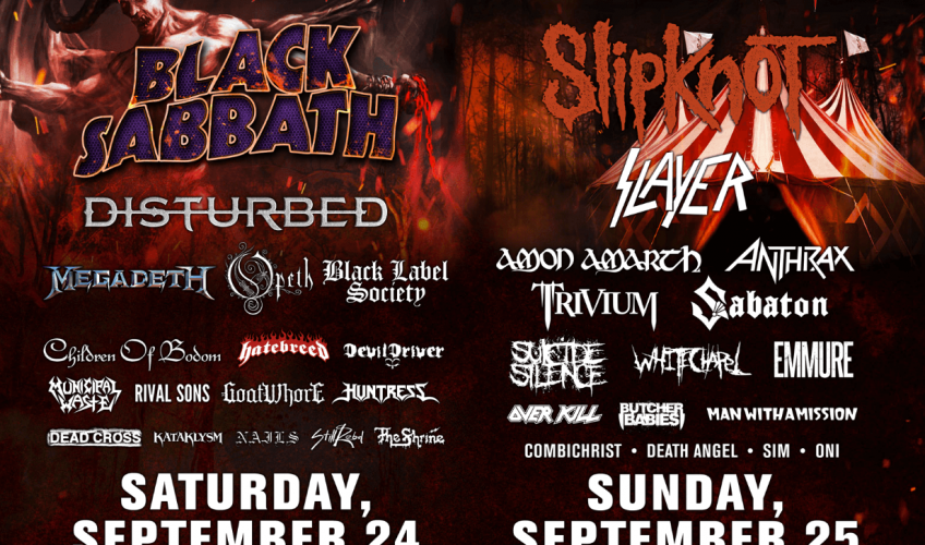 Black Sabbath выступили на фестивале Ozzfest Meets Knotfest