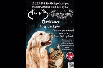 Благотворительный концерт в продержку Приюта для кошек и собак «Выбери меня»