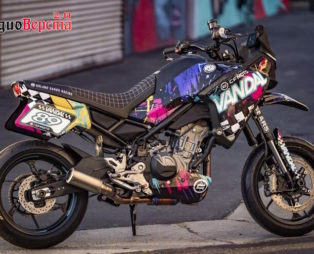 «The Vandal» на базе модели CF Moto Ibex 450