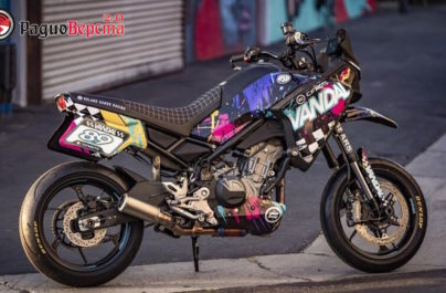 «The Vandal» на базе модели CF Moto Ibex 450